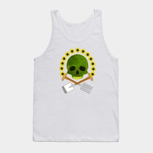 Sunflower Skull Tank Top